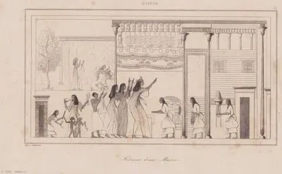 Interieur d’une Maison, Egypte (The Interior of a House in Ancient Egypt)
