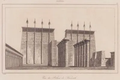 Vue du Palais de Karnak, Egypte (Karnak Temple, Egypt)