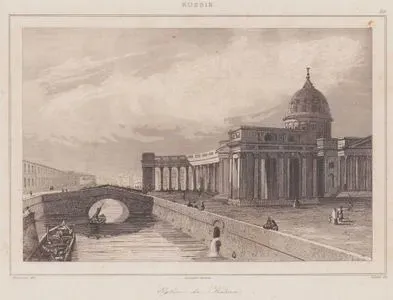 Eglise de Kasan, Russie (Kazan Cathedral in St. Petersburg, Russia)