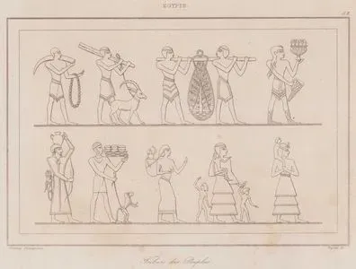 Tributs des Peuples, Egypte (Gifts (Taxes) Offered by the People to the Pharaoh in Ancient Egypt)