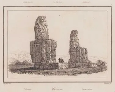 Colosses, Thebes (Two Giant Statues of Memnon Standing at the Entrance to the Thebes Necropolis.)