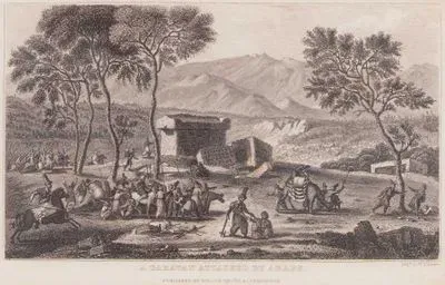 A Caravan Attacked by Arabs