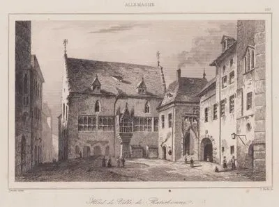 Hotel de Ville de Ratisbonne, Allemagne (Regensburg Historic Town Hall, Germany)