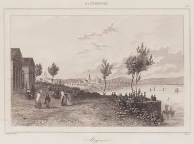 Mayence, Allemagne (View of Mainz City, Germany)