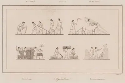 Agriculture, Egypte - Ackerbau, Aegypten (Agriculture Scenes in Ancient Egypt)