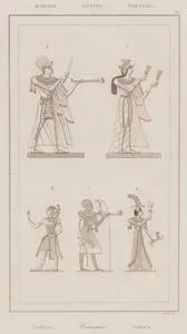 Costumes, Egypte - Trachten, Aegypten (Ceremonial Clothing in Ancient Egyptian Society)