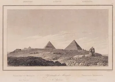 Pyramides de Memphis & Sphinx, Egypte - Pyramiden von Memphis und Sphnix, Aegypten (The Pyramids of Memphis and Sphinx, Ancient Egypt