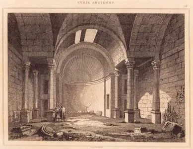 Syrie Ancienne -Ruines du Temple de Melnon (Plate 18) (Ruins of the Temple of Melnon in Ancient Syria)