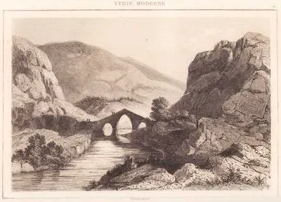 Syrie Moderne - Pont pres de Bairout (Plate 16)