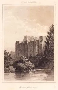 Syrie Moderne - Chateau pres de Tripoli (Plate 18) (Tripoli Castle located on the Kadisha River)