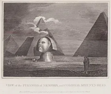 View of the Pyramids of Memphis and Colossal Sphinx’s Head