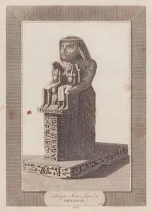 Antique Idol found at Thebais, Charles Sigisbert Sonnini