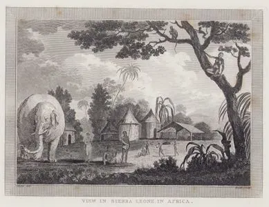 VIiew in Sierra Leone in Africa