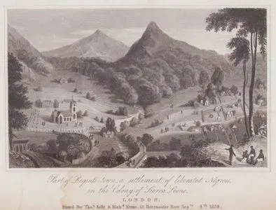 Part of Regents-town, a settlement of liberated Negroes, in the Colony of Sierra Leone