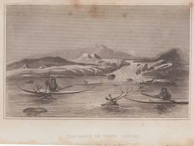 Eskimaux in Their Canoes