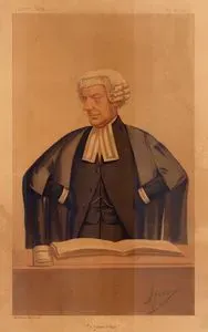 "A Future Judge"-Feb. 28 1874-English Judge John Walter Huddleston