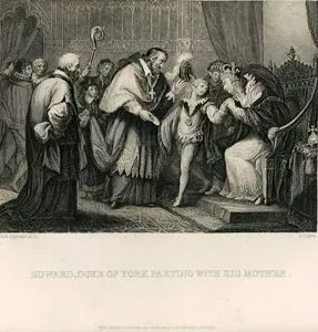 Edward, Duke Of York Parting With His Mother