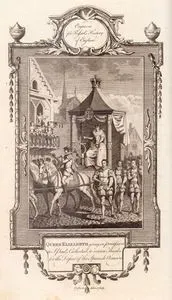 Queen Elizabeth Going in Procession To St.Paul's Cathedral To Return Thanks For The Defeat Of The Spanish Armada