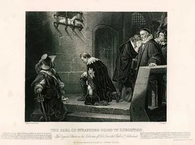 The Earl Of Strafford Going To Execution