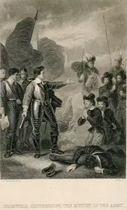 Cromwell Suppressing The Mutiny in The Army