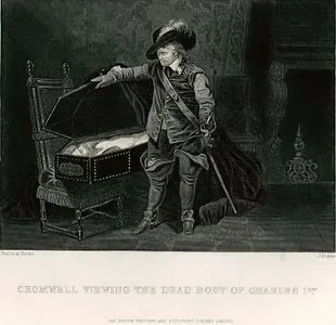 Cromwell Viewing Dead Body Of Charles 1.st