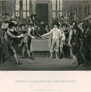 Cromwell Dissolving The Long Parliament