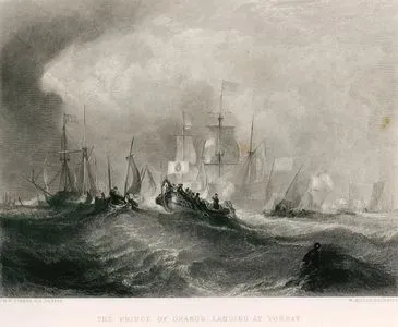 The Prince Of Orange Landing At Torbay