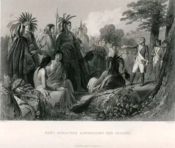 Gen. Burgoyne Addressing The indians
