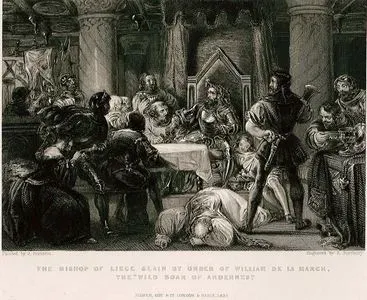 The Bishop Of Liege Slain By Order Of William De La Marck, The "Wild Boar Of Ardennes"