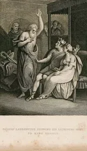 Bishop Laurentius Shewing His Lacerated Body To King Edbald