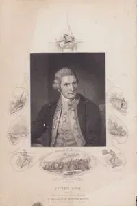 Captain Cook, OB 1779.  From the Original Picture by Dance, in the Gallery of Greenwich Hospital