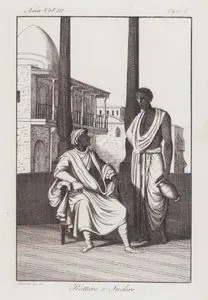 Kottero e Sudero, Asia Vol. III. Tav.8. (Rajput Warrior and His Servant)