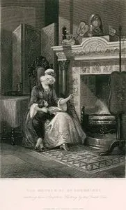 The Mother Of Dr.Doddridge, Teaching Him Scripture History By The Dutch Tiles