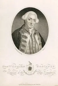 Honorable Edward Boscawen, Admiral Of The Blue Squadron