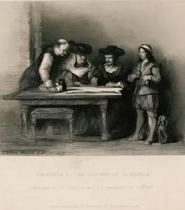 Columbus At The Convent Of La Rabida