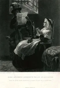 Marie Antoinette Listening To The Act Of Accusation