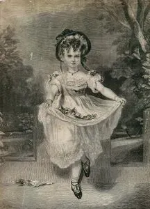 Lady louisa Murray After The Painting By Sir Thomas Lawrence