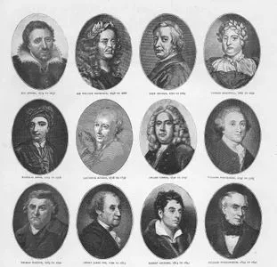 Portraits Of Poet-Ben Jonson, William Davenant, John Dryden,Thomas Shadwell, Nicolas Rowe, Laurence Eusden, Colley Cibber,William Whitehead, Thomas Warton, Henry James, Robert Southey, William Wordsworth