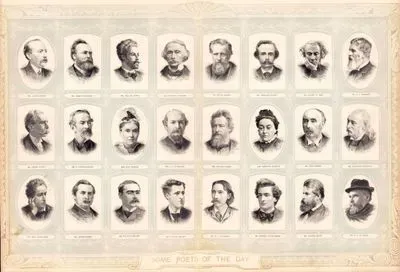 Some Poets Of The Day-J Ashby Sterry, Robert Buchanan, William Sharp, Coventry Patmore, Edwin Arnold, Theodore Watts, Aubrey de Vere, F T Palgrave, Alfred Austin, F Locker Lampson, Jean Ingelow, A C Swinburne, William Morris, Christina Rossetti, Lewis Morris, Frederick Tennyson, Roden Noel, Austin Dobson, Rudyard Kipling, William Watson, R L Stevenson, Richard le Gallienne, Wilfrid Blunt, F W H Myers