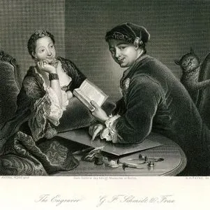 The Engraver-Georg Friedrich Schmidt and His Wife Frau