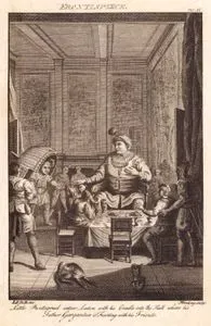 Little Pantagruel Enters Laden With His Gradle Into The Hall Where His father Gargantua Is Feasting With His Friends