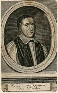 Portrait of Jeremy Taylor, Bishop of Down-Non Magna Loquimur, Sed Vivimus