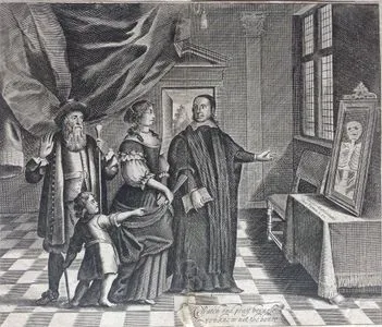 Portrait of Jeremy Taylor, Bishop of Down-Watch And Pray Because You Know Not The House