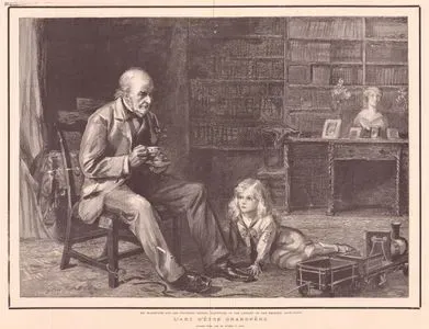 L'Art d'Etre Grandpere-Mr Gladstone And His Grandson, Denieol Gladstone, in The Library Of The Rectory, Hawarden