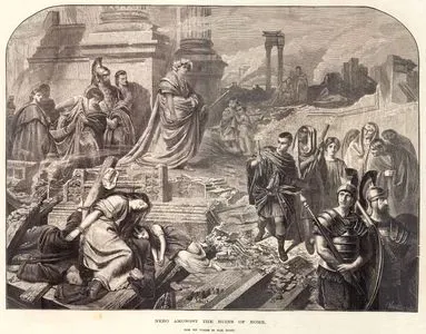 Nero Amongst The Ruins Of Rome