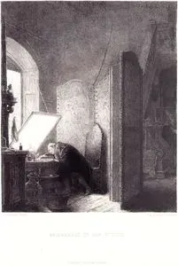 Rembrandt In His Studio