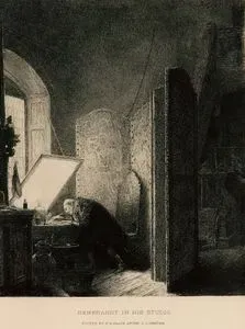 Rembrandt In His Studio