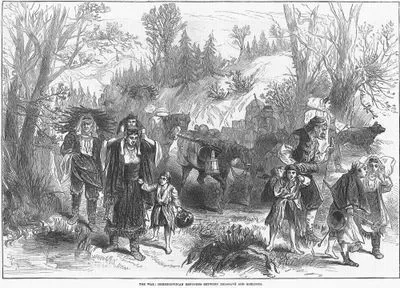 The War, Herzegovinian Refugees Between Belosave And Goslitch
