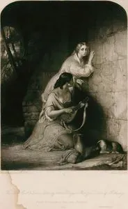 The Fair Maid & Louise Listening At The Dungeon Wall Of The Duke Of Rothesay