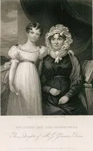 Mrs. Burns And Her Grandchild, The Daughter Of  Mr. J.Glencairn Burns
